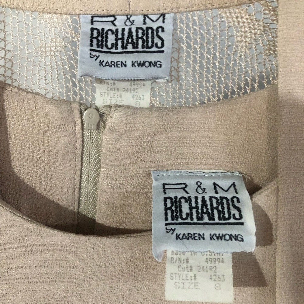Beige 2 piece dress set. Excellent condition.